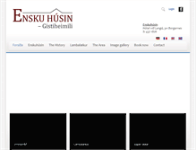 Tablet Screenshot of enskuhusin.is